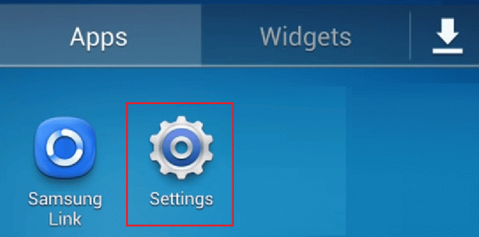 Klicka på appen Inställningar | Vad är Samsungs körläge? | Samsung Galaxy S3 billäge