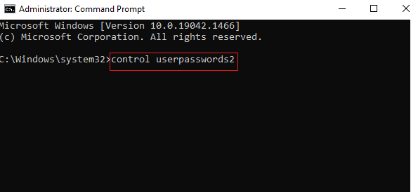 그런 다음 control userpasswords2를 입력하고 Enter 키를 누릅니다. 0x80004002 수정 Windows 10에서는 해당 인터페이스가 지원되지 않습니다.