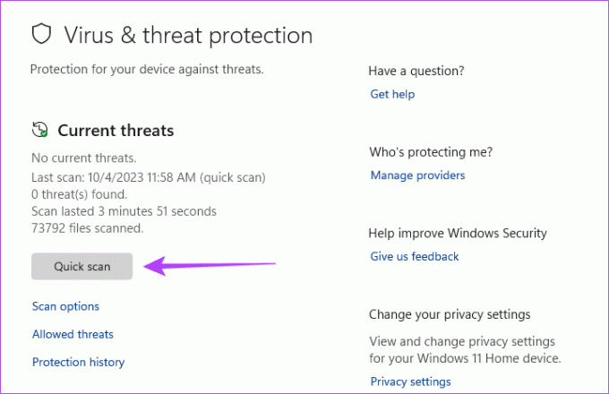 Windows Güvenliğinde Tarama Seçenekleri