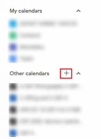 În Google Calendar, dați clic pe adăugați