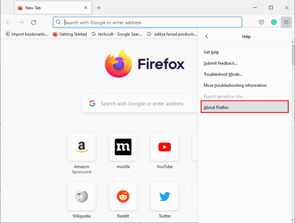 Acerca de la opción de Firefox. Repara Firefox SSL_ERROR_NO_CYPHER_OVERLAP en Windows 10