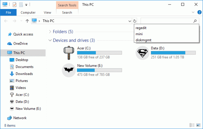 Activați sau dezactivați Istoricul căutărilor din File Explorer în Windows 10