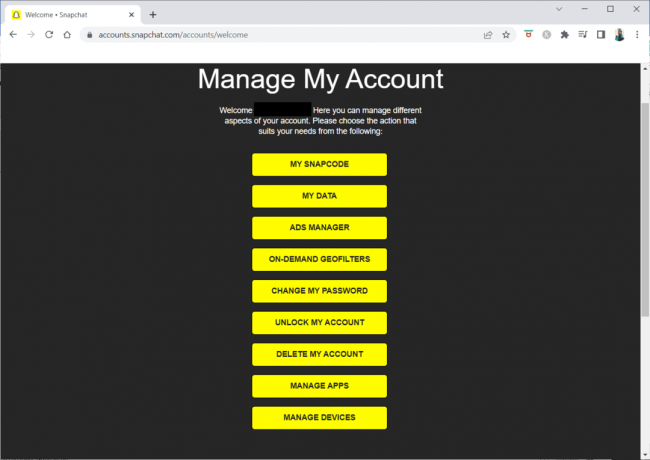 Kies een optie om uw account nu te beheren in Chrome | Hoe de donkere modus op Snapchat te krijgen zonder uiterlijk