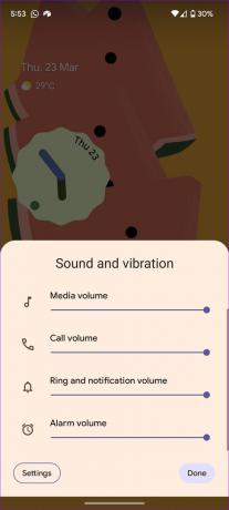 configuración de sonido en Android