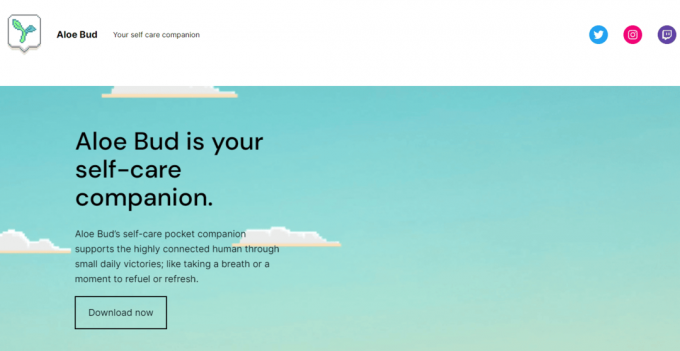 Aloe Bud-Homepage. Die 22 besten Selbstpflege-Apps kostenlos