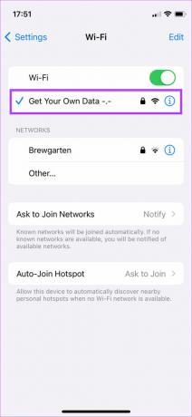 Verbinden Sie sich mit dem Wi-Fi-Netzwerk