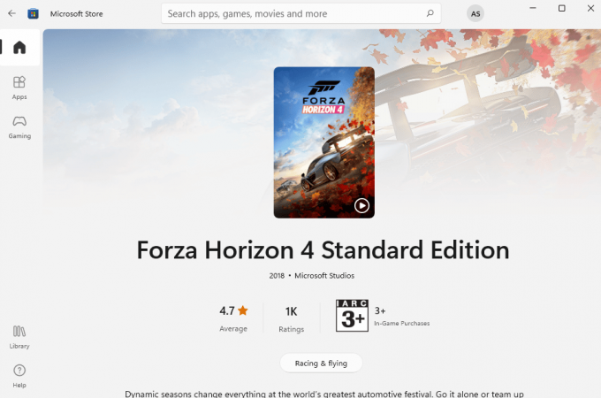 forza horizon 4 standard edition im microsoft store