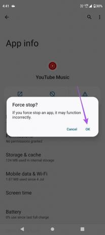 paksa menghentikan aplikasi musik youtube android