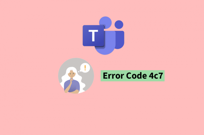 Поправите шифру грешке Мицрософт Теамс 4ц7