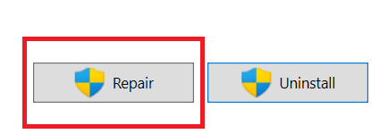 haga clic en la opción Reparar. Solucionar el error de Outlook Este elemento no se puede mostrar en el panel de lectura