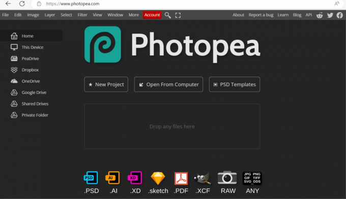 page web photopea