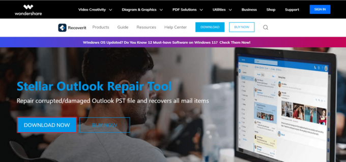 scarica lo strumento di riparazione pst di Outlook