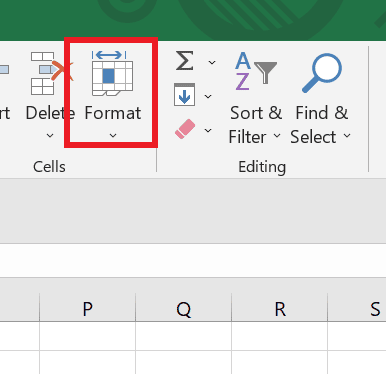 Clique em formatar | Como dividir o arquivo do Excel em vários arquivos por linha