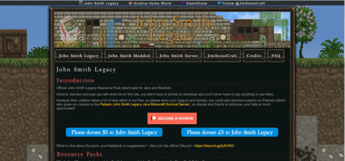 John Smith Legacy | beste realistiske minecraft teksturpakker berggrunnsutgaven