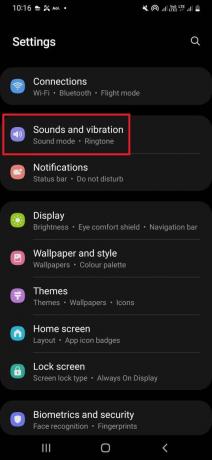 atlasiet Skaņas un vibrācijas. Kā mainīt paziņojumu skaņas dažādām Samsung lietotnēm
