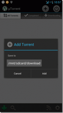 Atsisiųskite torrentus tiesiogiai „Android“ naudodami „uTorrent“ programą