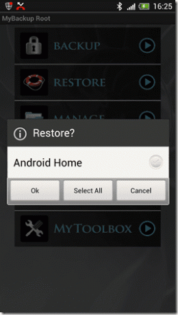 النسخ الاحتياطي لشاشة Android الرئيسية 5