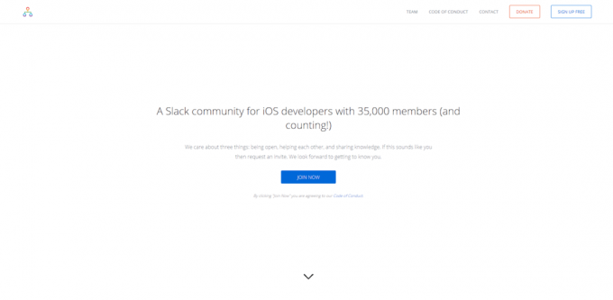 Hjemmeside for iOS-udviklere