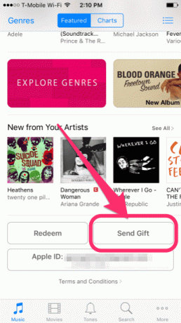 선물 보내기 Iphone Giftagram 힌트 Amazon Itunes 앱 5
