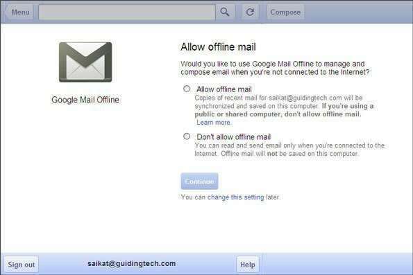 Çevrimdışı Gmail2