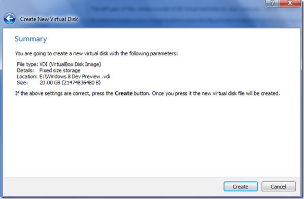 Instalace Windows 8 na Virtual Box 3