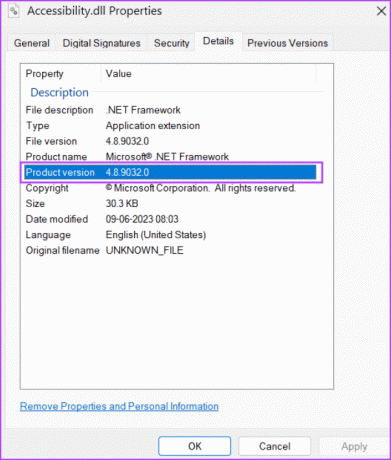 ตรวจสอบเวอร์ชัน NET Framework โดยใช้ file explorer 