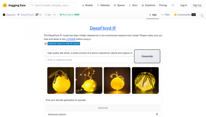 Haga clic en Generar | Nuevo modelo de texto a imagen que debe conocer: DeepFloyd IF