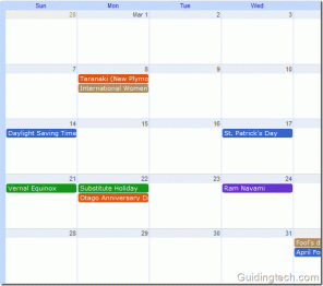 So fügen Sie Feiertage zu Google Kalender hinzu