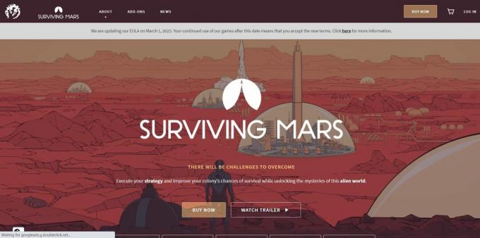 Página oficial de Surviving Mars | jogos grátis de construção de cidade online