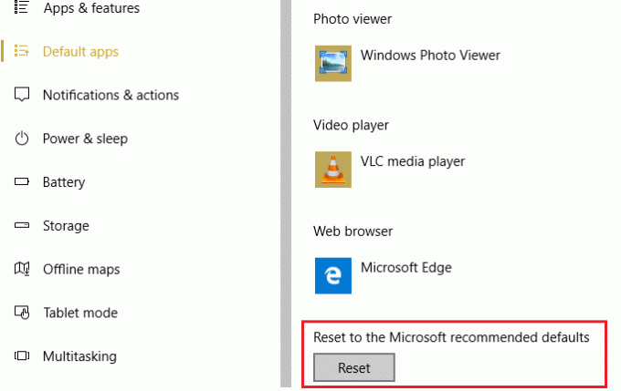 Kliknite na položku Obnoviť na predvolené hodnoty odporúčané spoločnosťou Microsoft.
