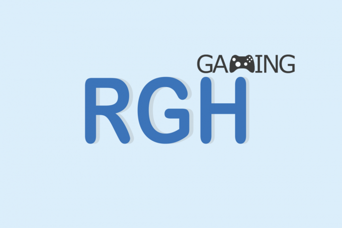게임에서 RGH는 무엇을 의미합니까?