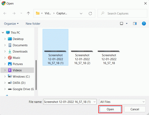 Popup-Fenster zur Auswahl der anzuhängenden Dateien