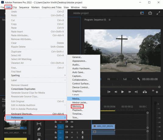 editar preferências adobe premiere pro