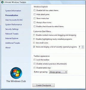 Windows7およびVista用の究極のWindowsTweaker