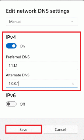 Setări personalizate pentru server DNS | Cum se schimbă DNS pe Windows 11