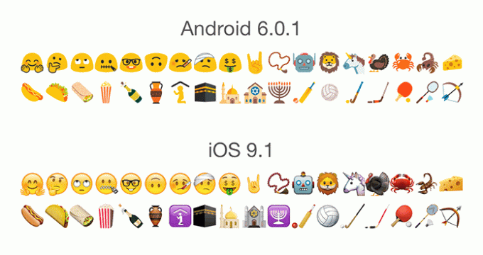 Android 6 0 1 iPhone Marshmallow-Emoji