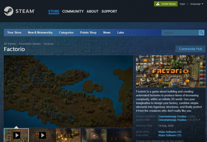 Factorio | საუკეთესო sandbox თამაშები Steam-ზე