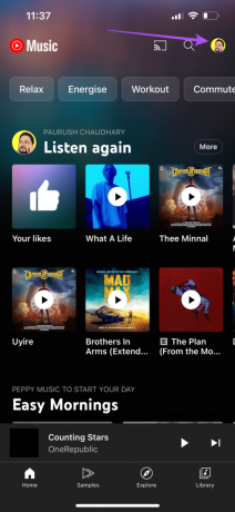 Profilsymbol YouTube-Musik-App 