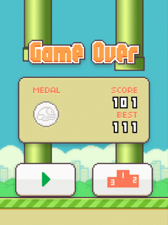 Flappy Game Over