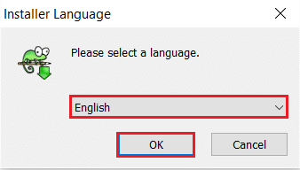 selectați limba și faceți clic pe OK. Cum se instalează pluginul Notepad++