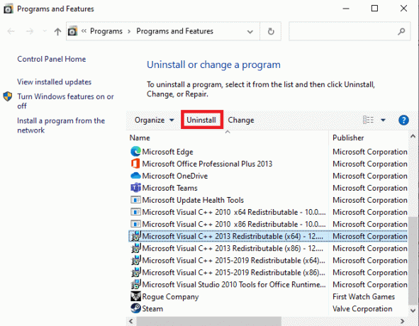 faceți clic pe OK și selectați pachete redistribuibile Microsoft Visual C