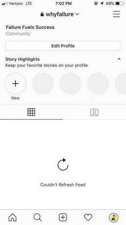 Reparer Instagram Kunne ikke oppdatere feedfeil på Android
