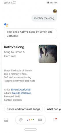 Bitten Sie Google Assistant einfach, den Song für Sie zu erkennen
