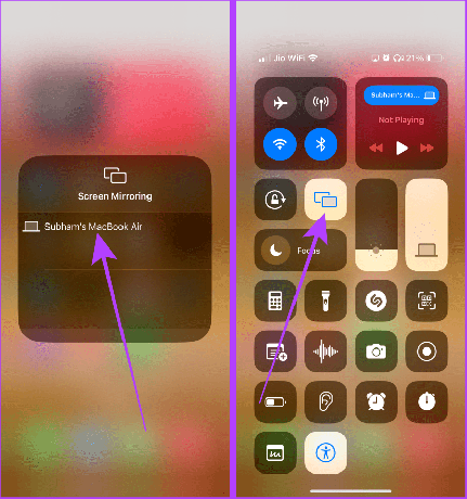 Espelhe a tela do iPhone sem fio para Mac 1