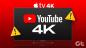 6 parimat parandust YouTube'i jaoks, mis ei esita 4K-videoid Apple TV 4K-s
