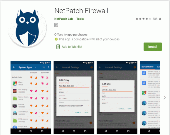جدار حماية NetPatch | أفضل تطبيقات مصادقة جدار الحماية لهواتف Android