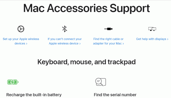 Mac palaikymo svetainė