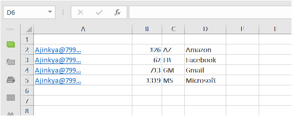 Lozinka Excel popis