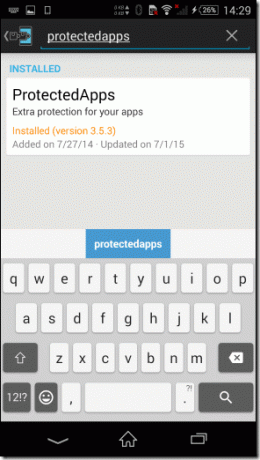 Beskyttede apper Android 1
