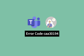 แก้ไขรหัสข้อผิดพลาดของทีม Microsoft CAA30194 – TechCult